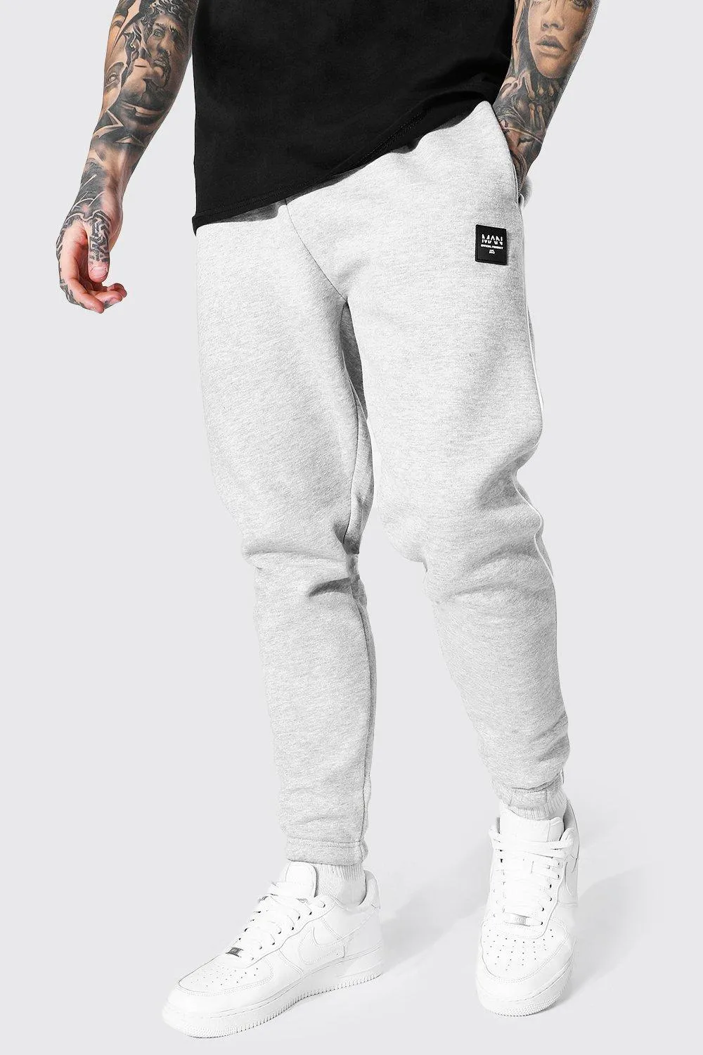 Regular Original Man Piping Detail Joggers | boohooMAN UK