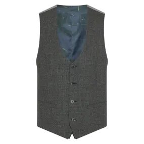 Remus Uomo Birdseye Suit Waistcoat