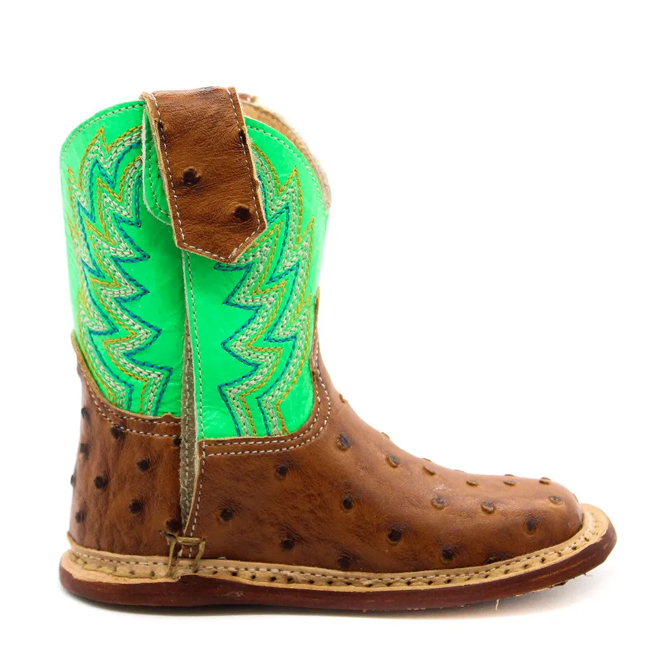 Roper Ostrich Print Cowbaby Boot