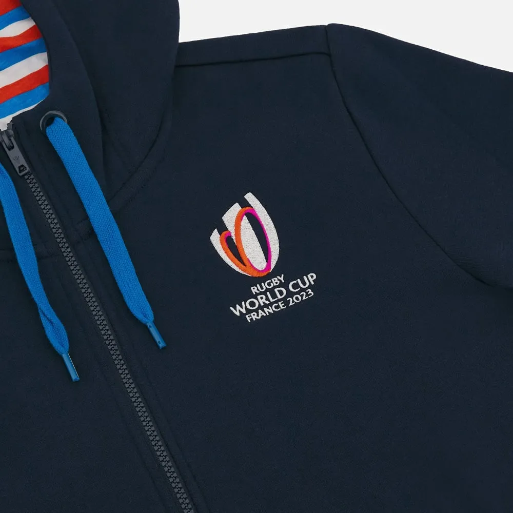 Rugby world cup 2023 adults' full zip cotton hooded sweatshirt