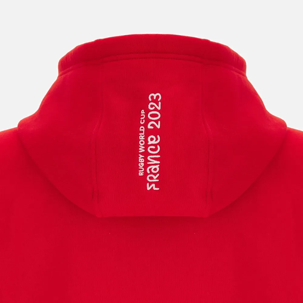 Rugby world cup 2023 welsh rugby adults' full zip cotton hooded sweatshirt