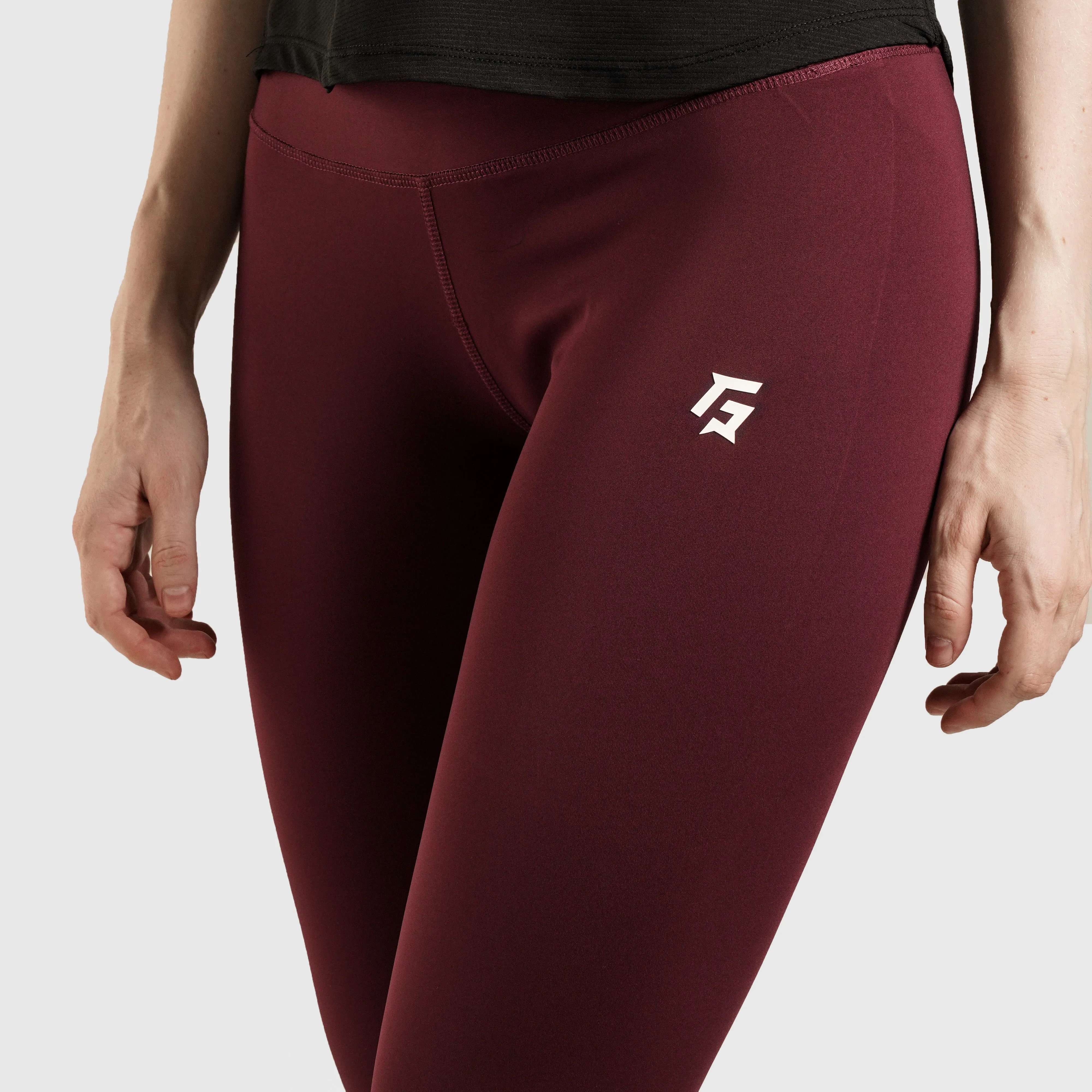 Run Leggings (Maroon)