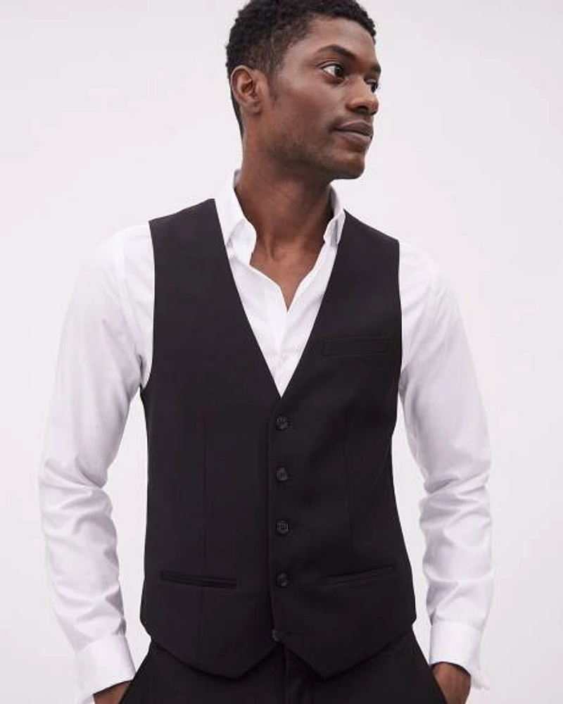 RW&Co Wool-Blend Suiting Vest