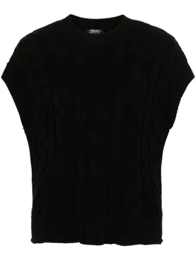 S Max Mara    S Max Mara Knitted Cotton Vest