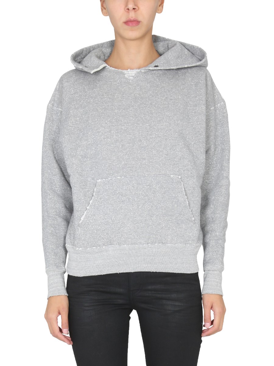 SAINT LAURENT    COTTON HOODIE