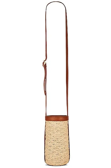 Saint Laurent Raffia Bottle Bag -        