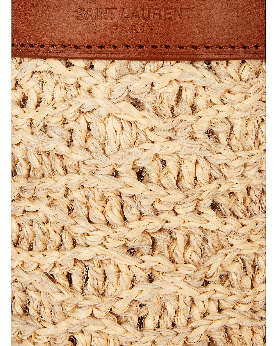 Saint Laurent Raffia Bottle Bag -        