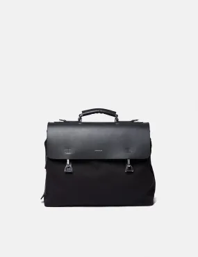 Sandqvist Jones Doctors Bag (Organic Cotton/Leather) - Black