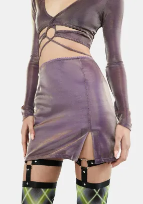 Shimmer Club Mini Skirt-
