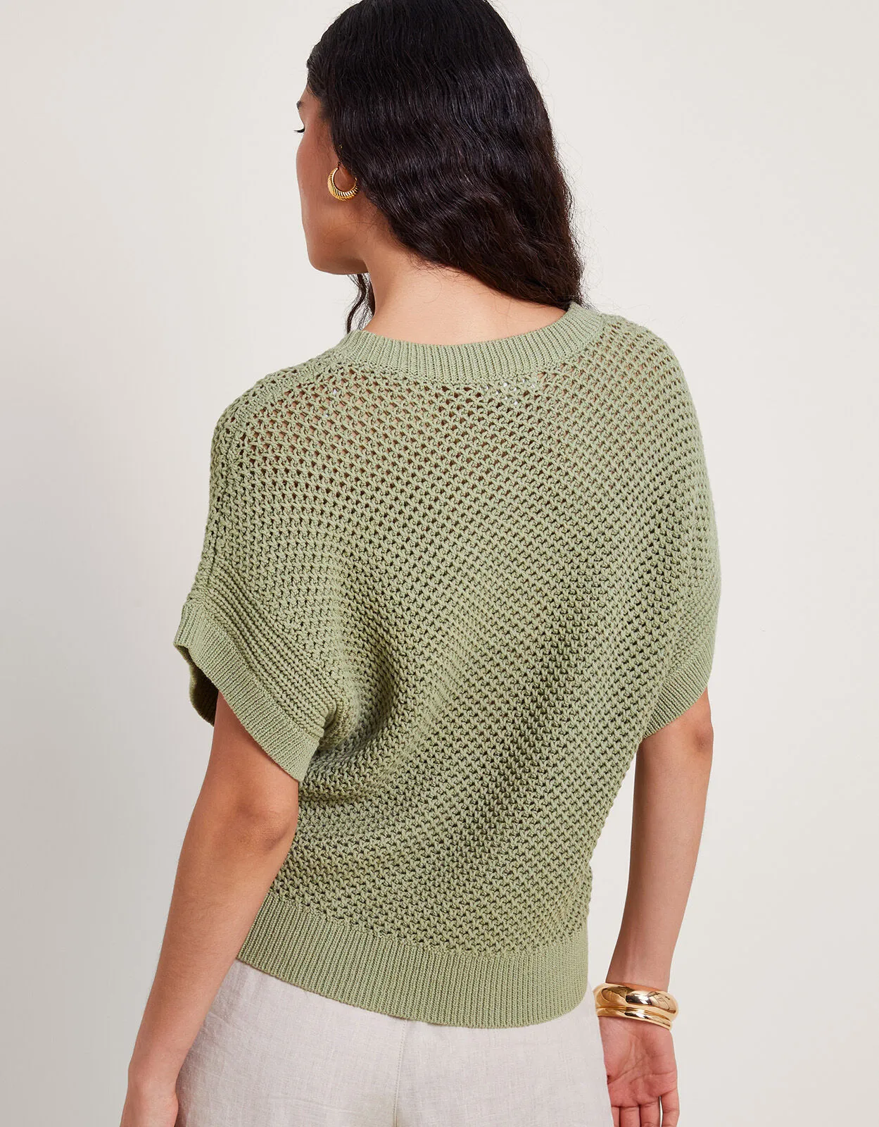 Sia Short Sleeve Jumper Green