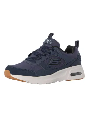 Skechers Skech-Air Court Homegrown Leather Trainers - Navy/Black