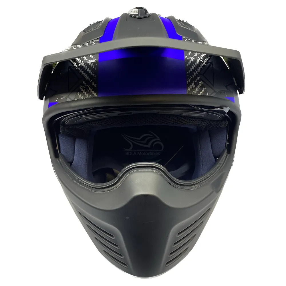 Spada Storm Graphic Helmet - Black/Blue/Yellow