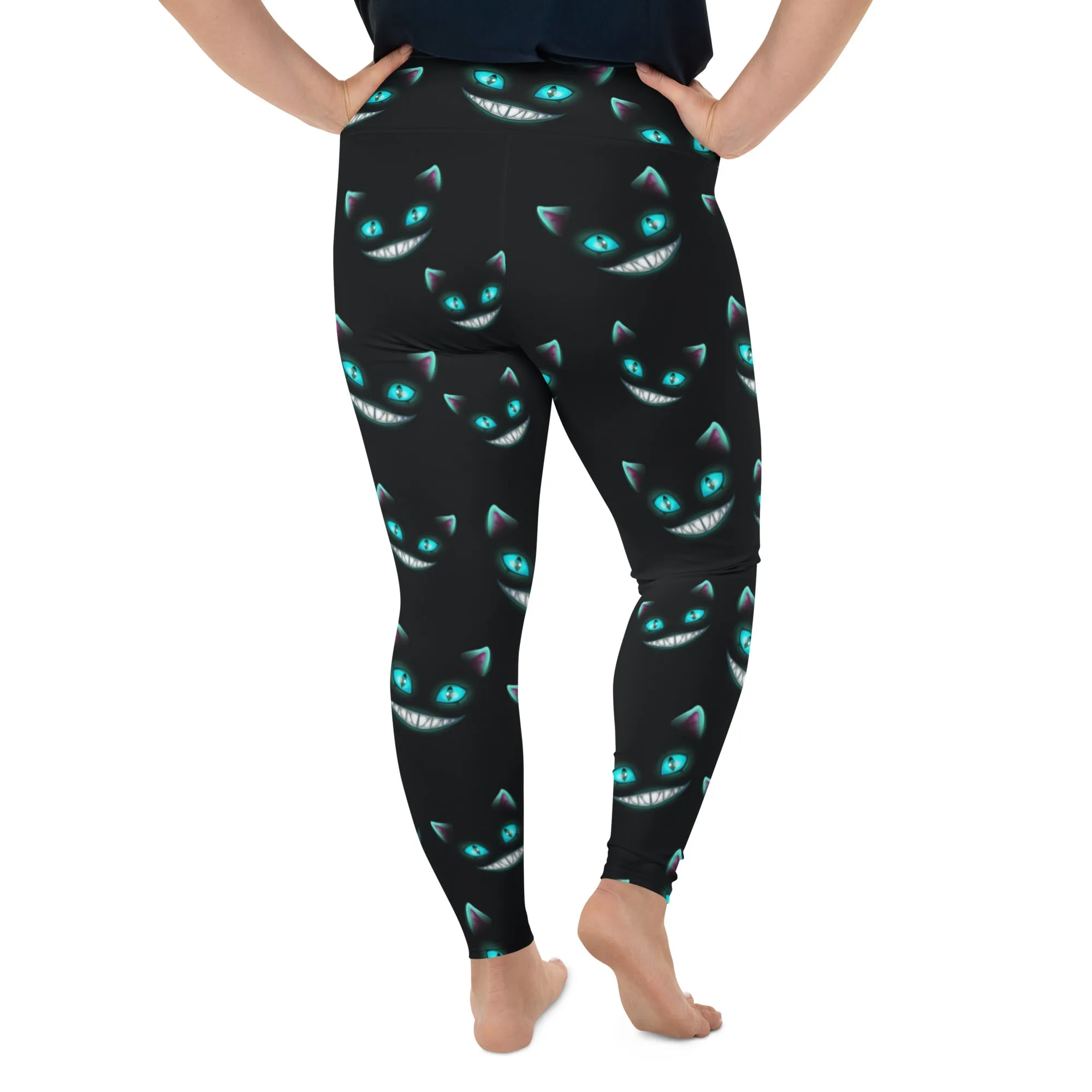 Spooky Halloween Cat Plus Size Leggings