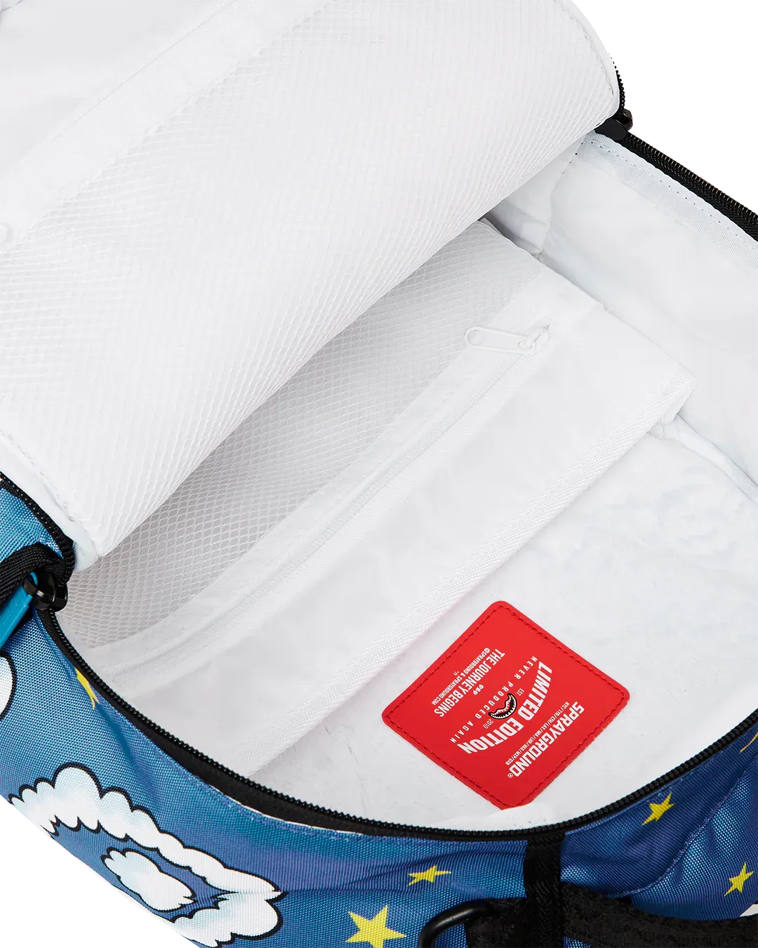 Sprayground Casper Clouds Shark DLXSR Backpack