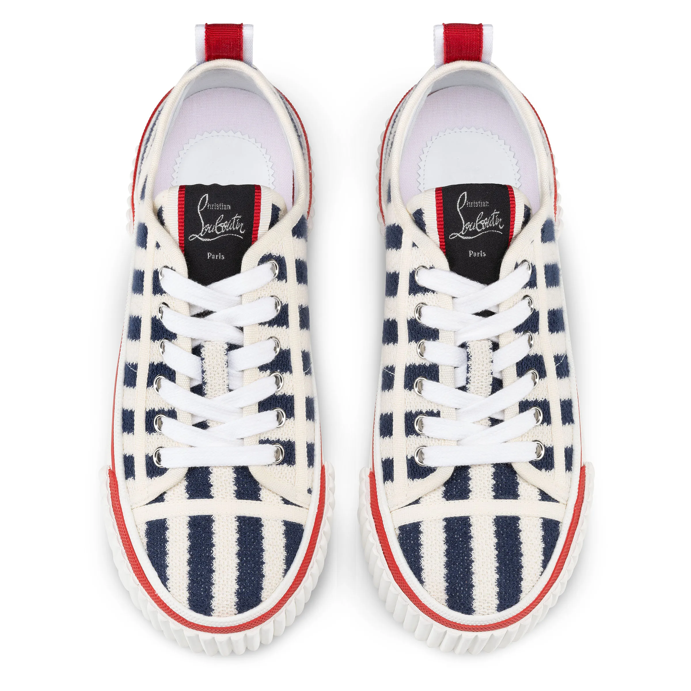 Super Pedro 40 mm Sneakers - Malha printed fabric - Blue - Women