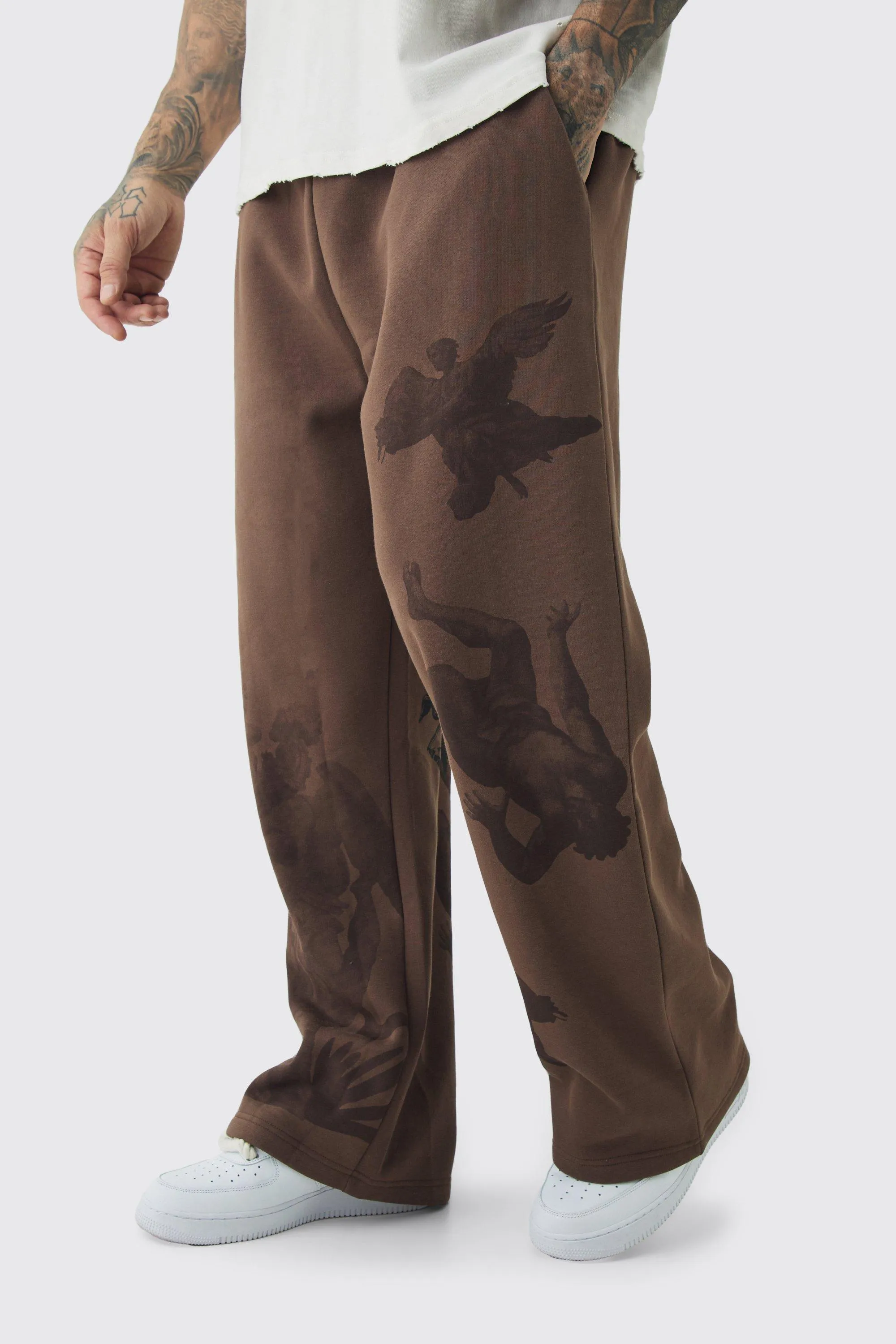 Tall Relaxed Renaissance Print Joggers