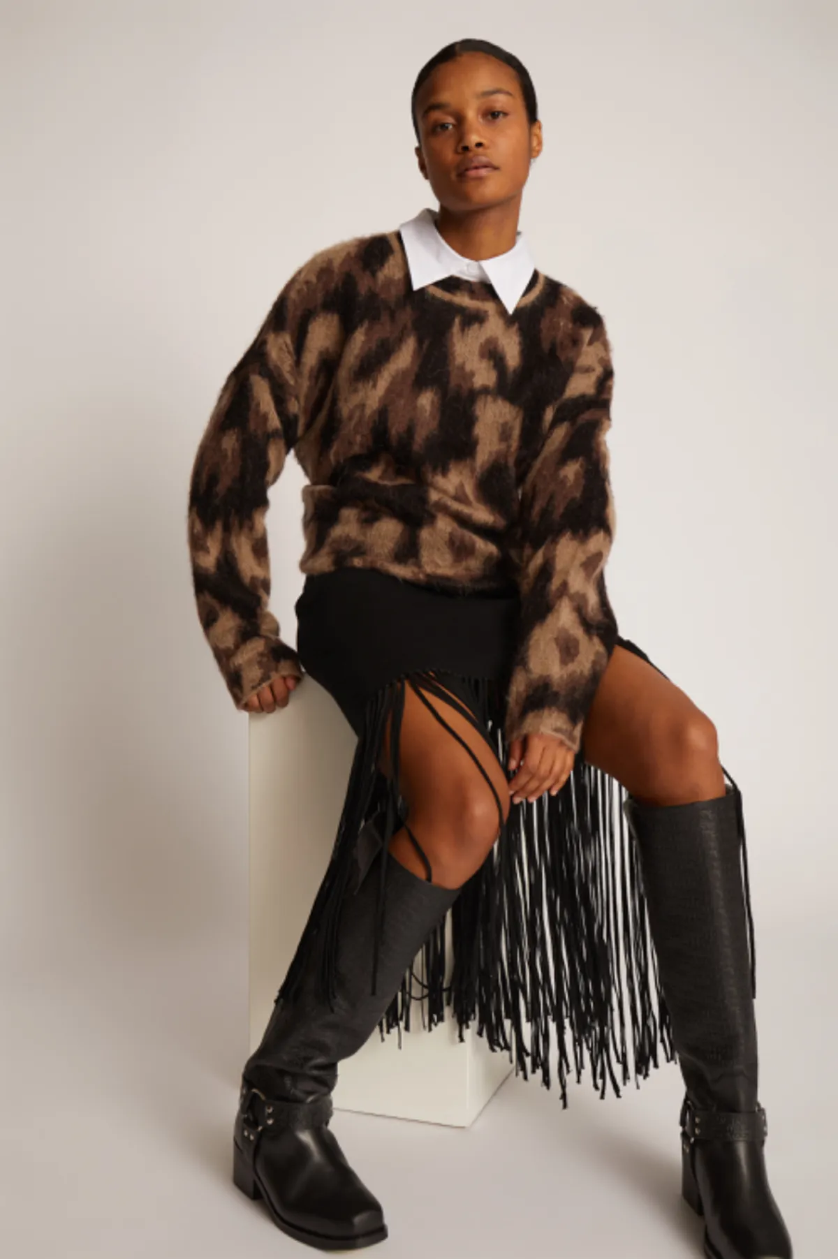 Tayru Fringe Skirt