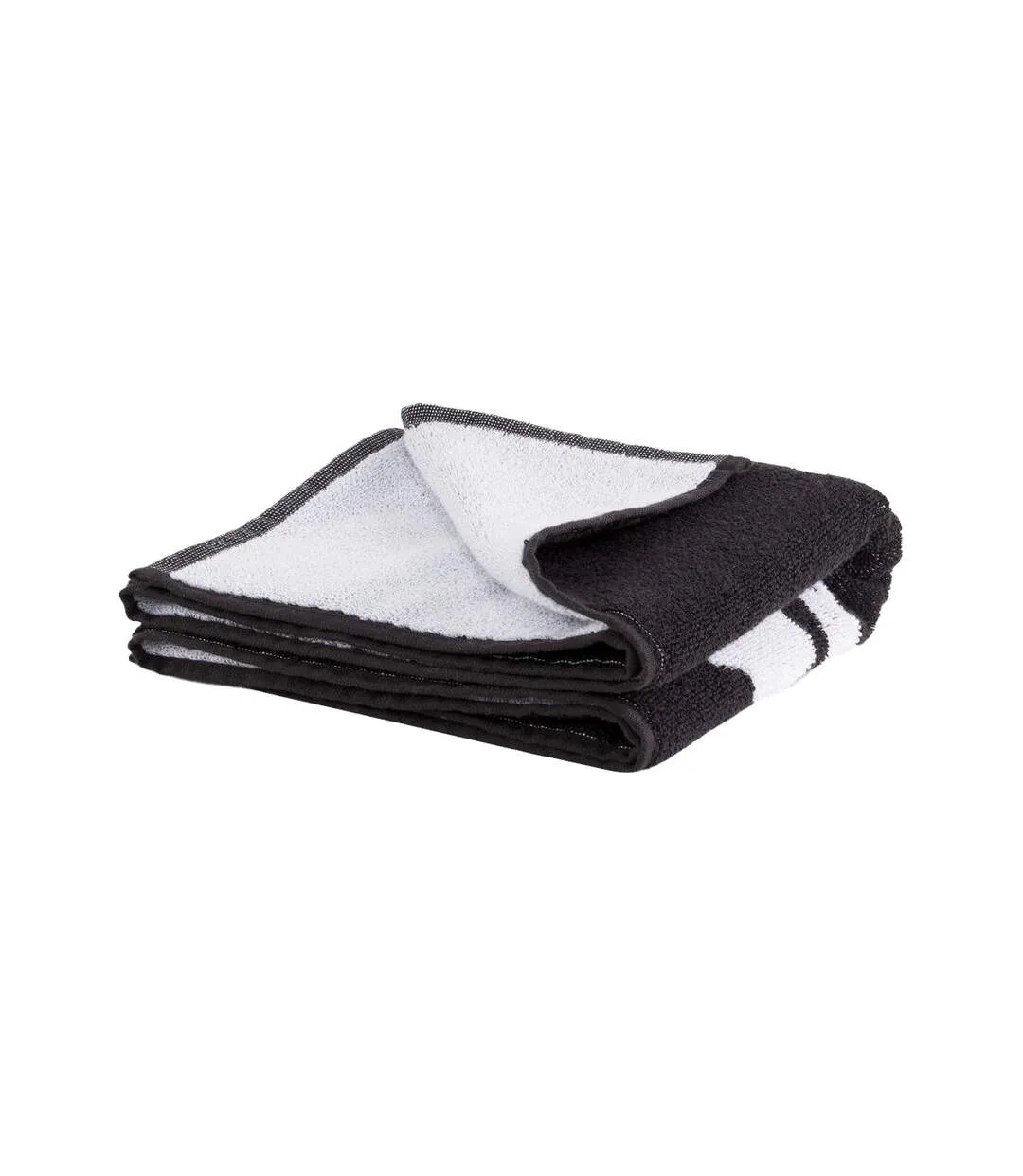 Team logo microfibre towel 100cm x 50cm black/white Puma