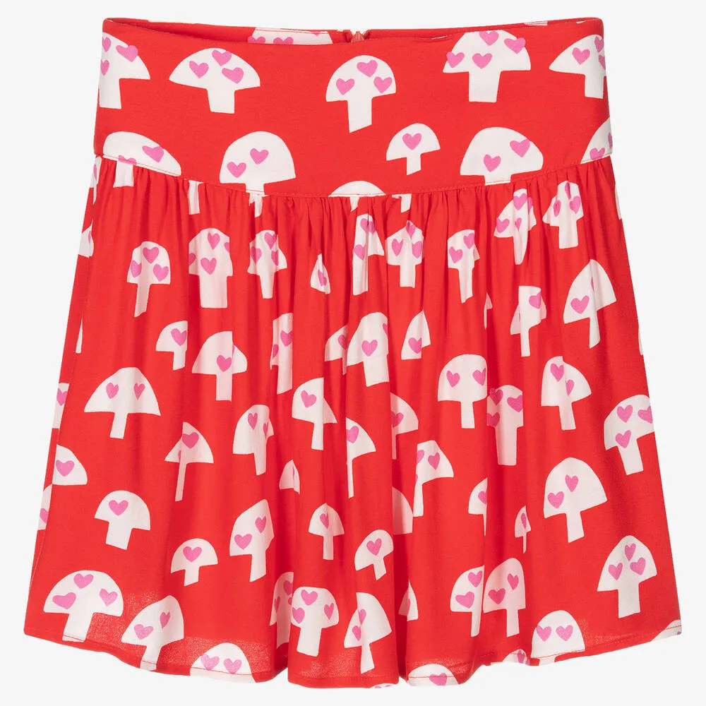 Teen Girls Mushroom Skirt