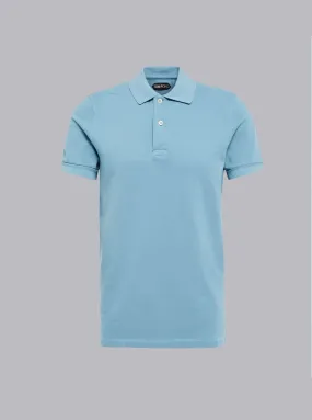 Tennis Piquet Light Blue