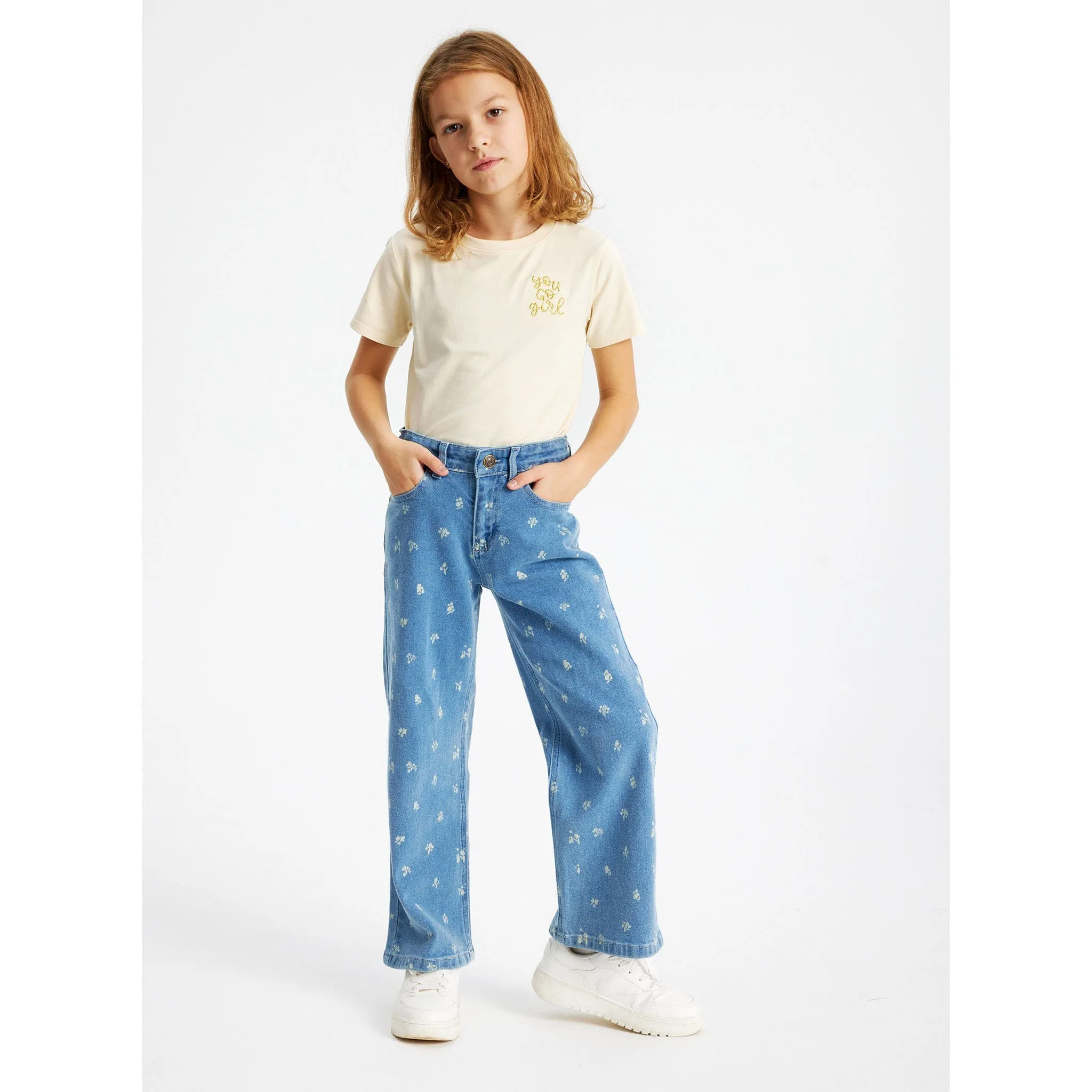 The New Linnea Wide Jeans 3-14y  - Clement