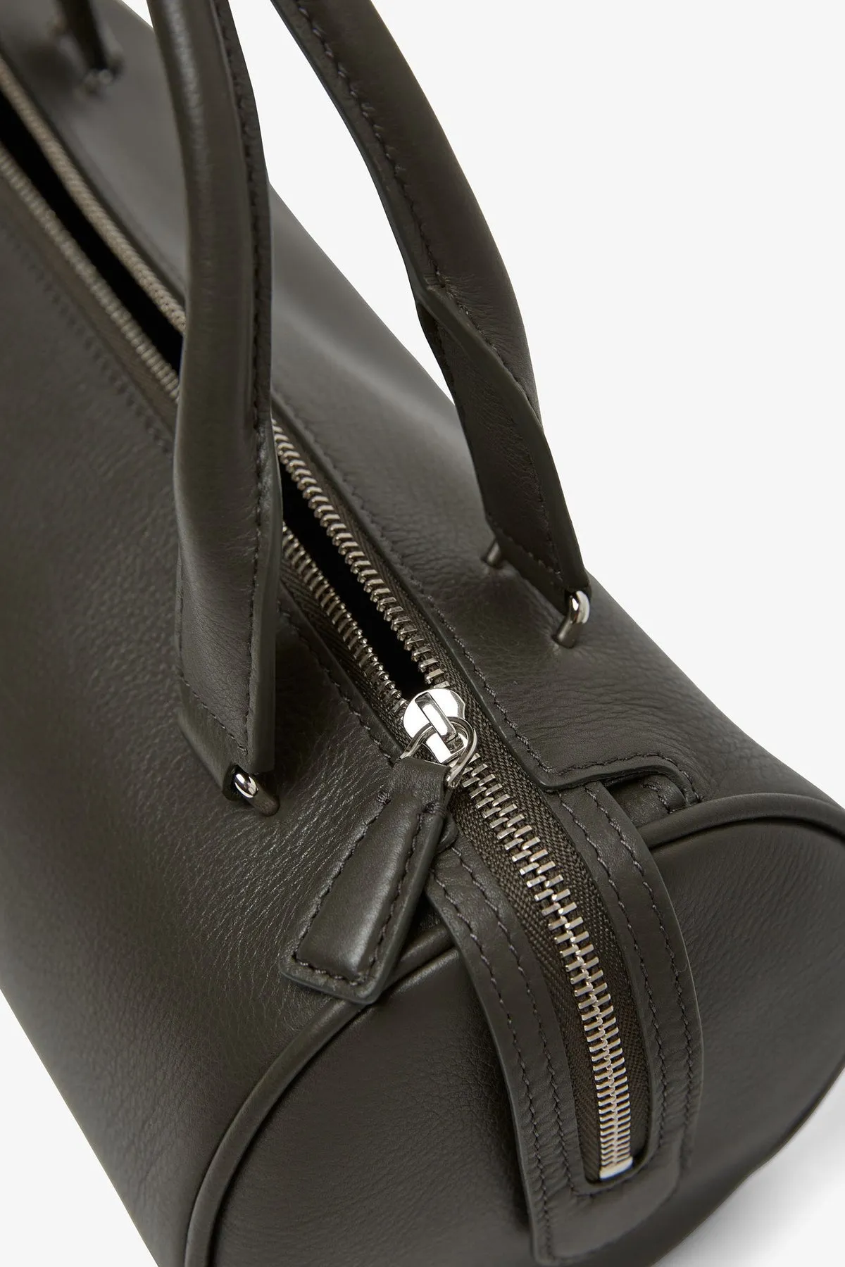 The Row Edith grey small leather bag