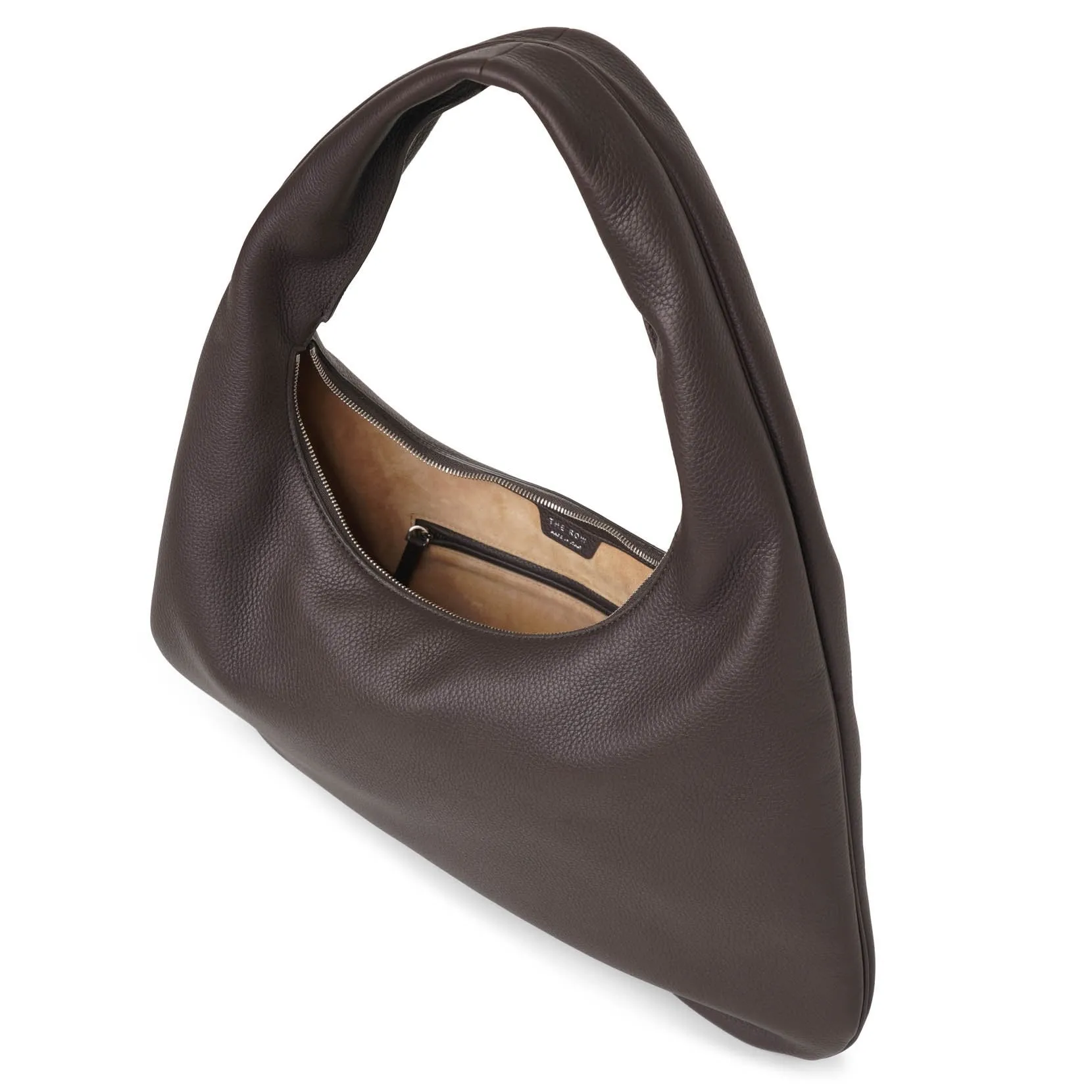 The Row Everyday Medium brown leather shoulder bag