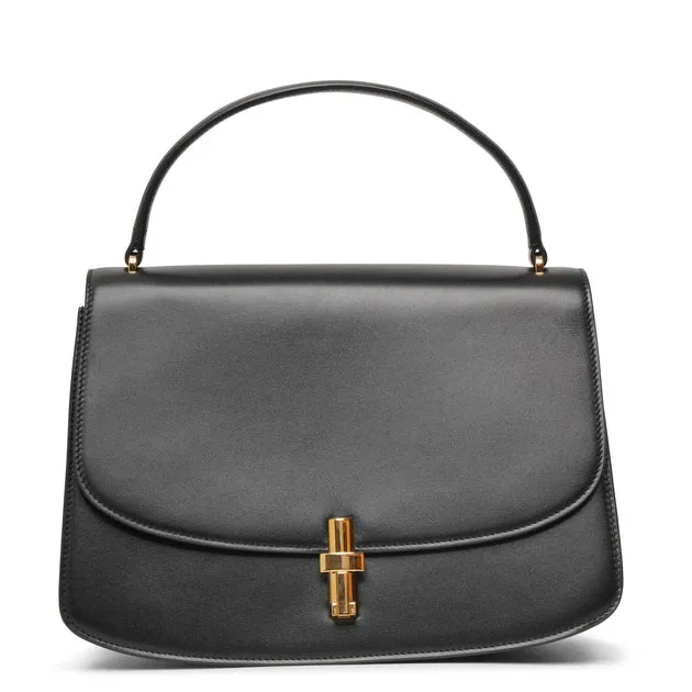 The Row Sofia 10 black leather bag