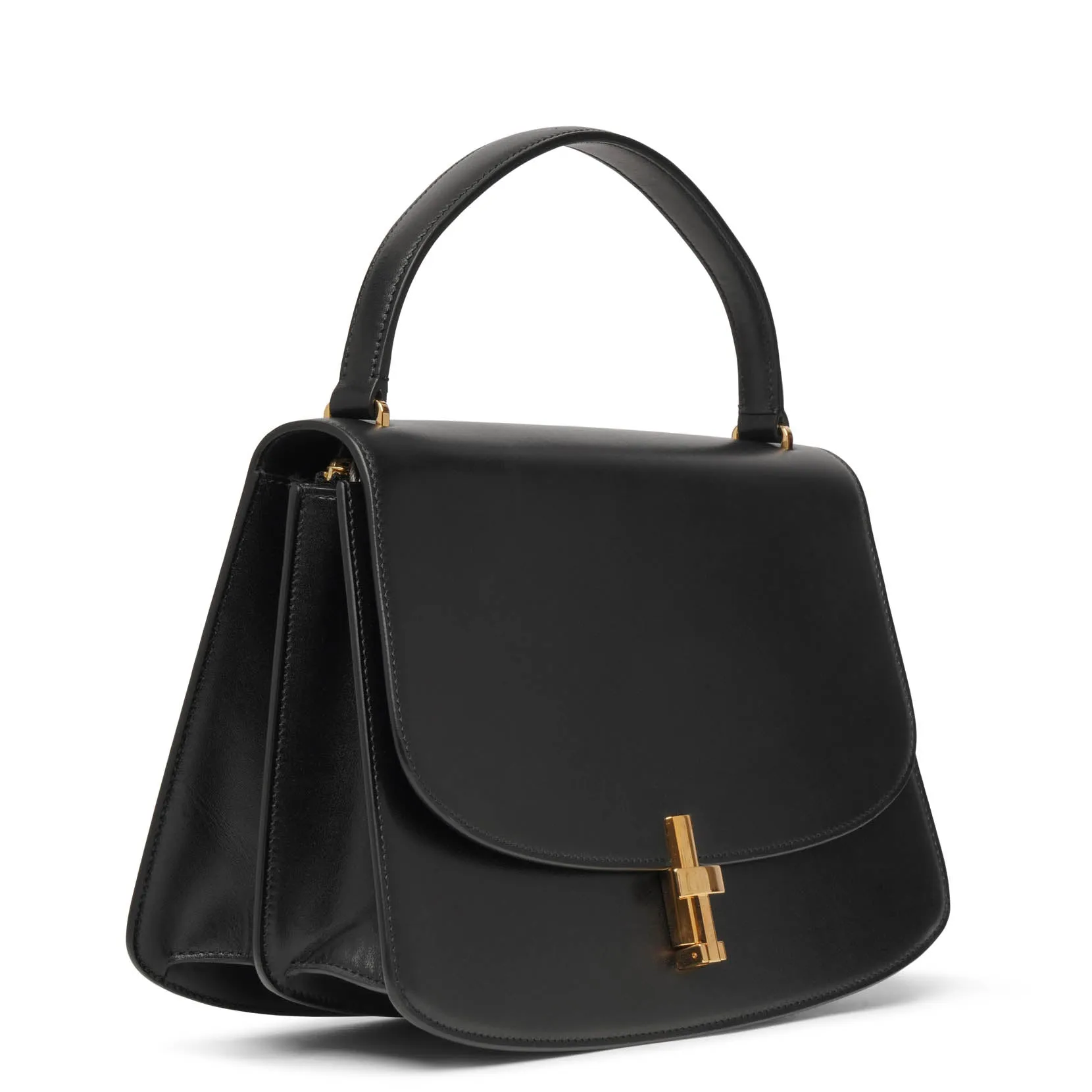 The Row Sofia 10 black leather bag