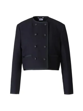 Thom Browne Button-Up Cropped Jacket