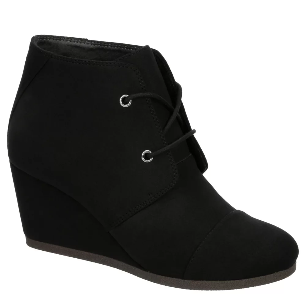 TOMS  WOMENS COLETTE WEDGE ANKLE BOOT