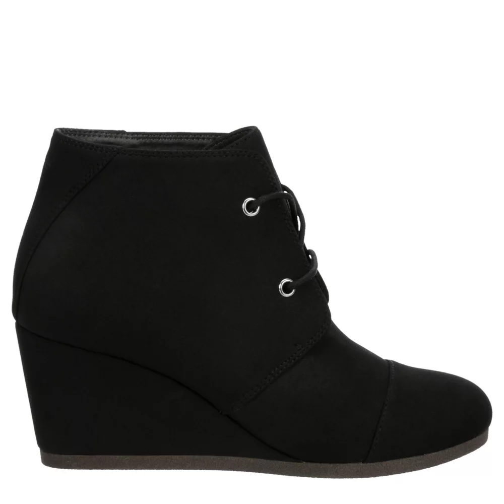 TOMS  WOMENS COLETTE WEDGE ANKLE BOOT