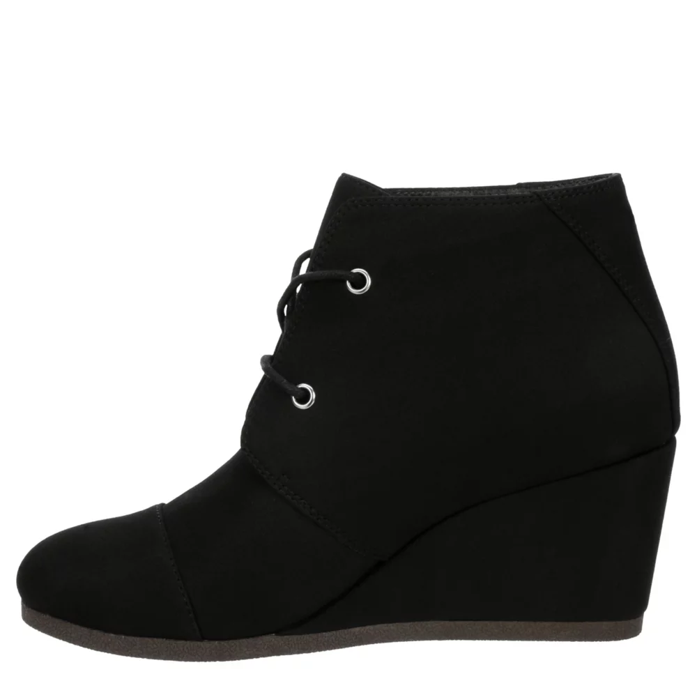 TOMS  WOMENS COLETTE WEDGE ANKLE BOOT