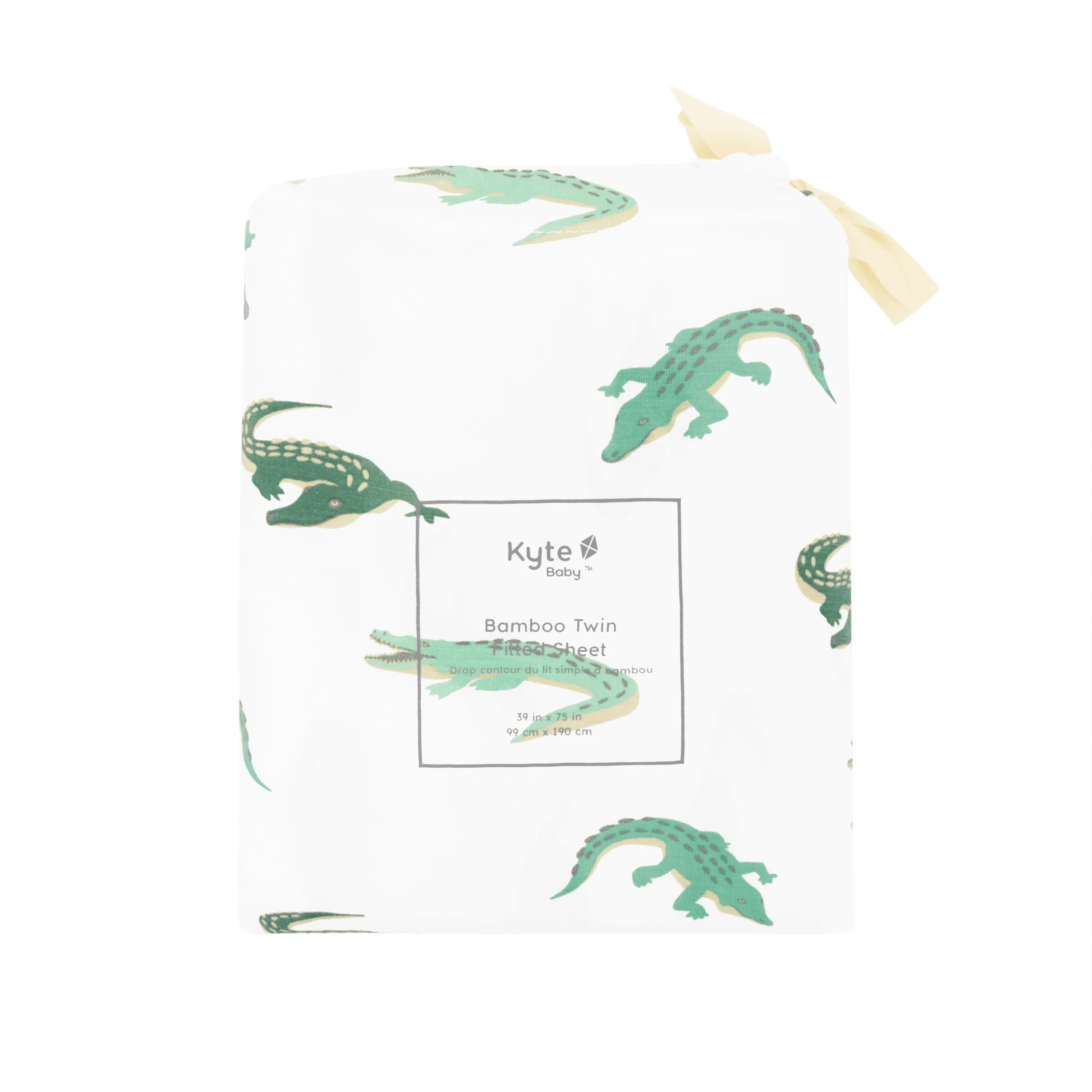 Twin Sheet in Crocodile