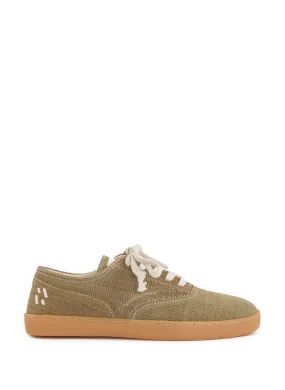 UMOJA  Maji natural fibre low-top sneakers - Khaki