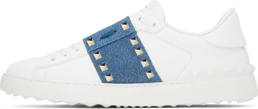 Valentino Garavani White Rockstud Untitled Sneakers