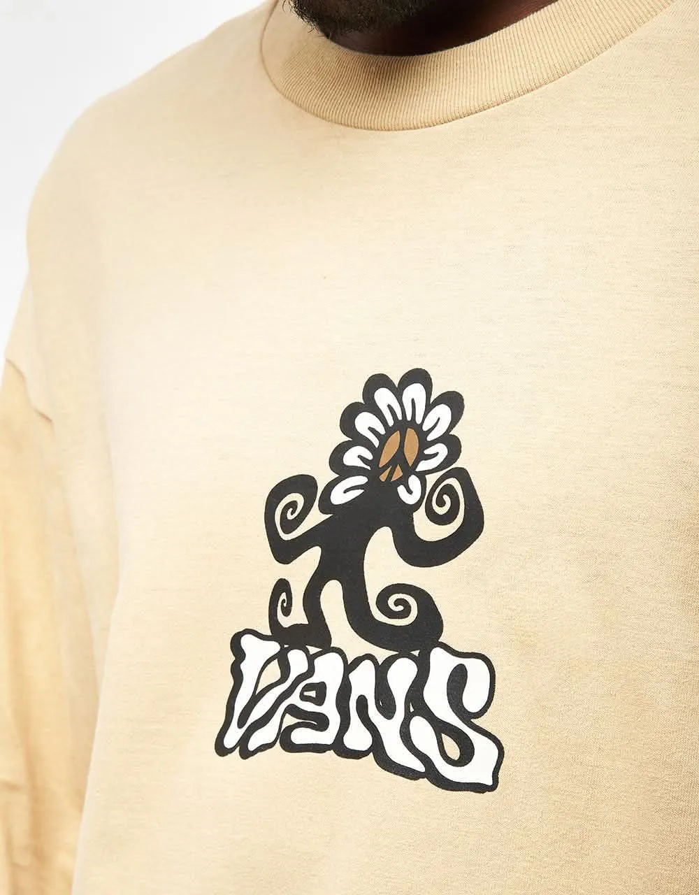 Vans Off The Wall Skate Classic L/S T-Shirt - Taos Taupe