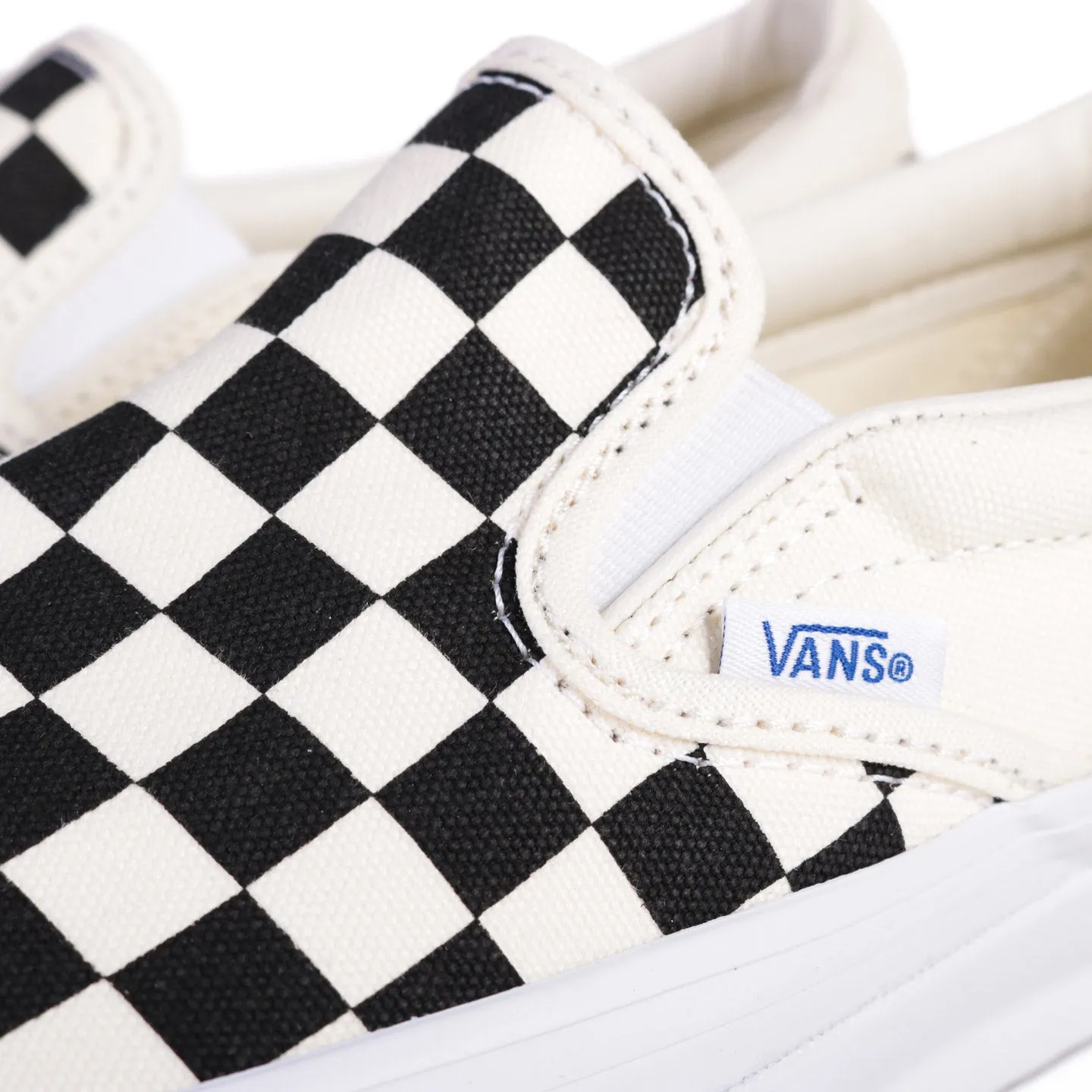 VANS PREMIUM CLASSICS SLIP-ON REISSUE 98 LX CHECKERBOARD BLACK