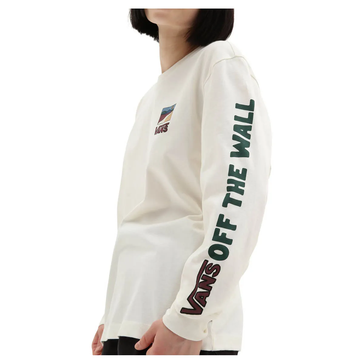 Vans Sun Trail Long Sleeve T-Shirt - Marshmallow