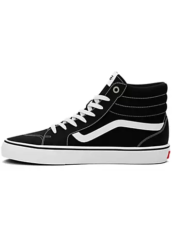 Vans Women’s Black & White Filmore Hi Trainers | Kaleidoscope