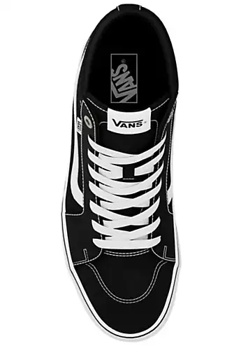 Vans Women’s Black & White Filmore Hi Trainers | Kaleidoscope