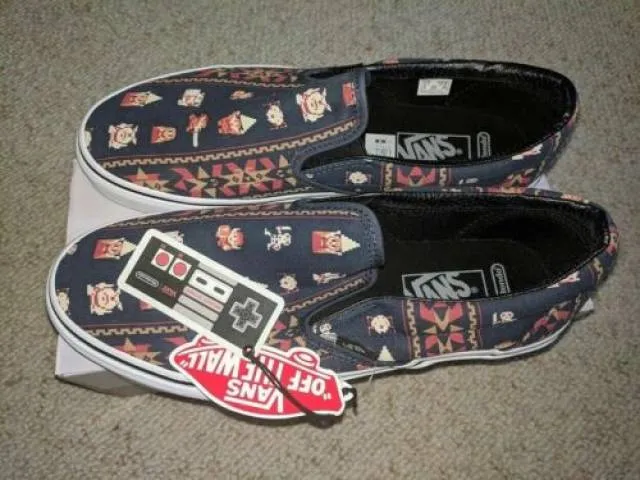 Vans x Nintendo Legend of Zelda Parisian Nights Slip On ...