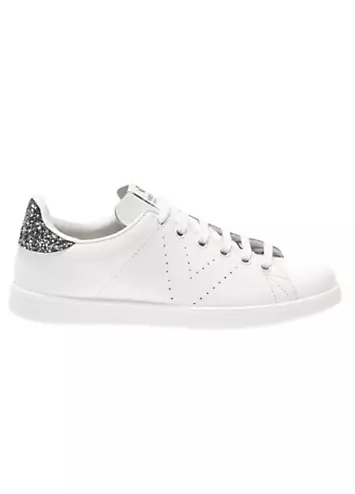 Victoria Tenis Piel Glitter Leather Trainers | Grattan