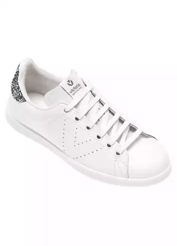 Victoria Tenis Piel Glitter Leather Trainers | Grattan