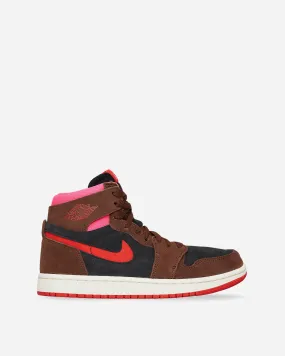 WMNS Air Jordan 1 Zoom Air CMFT 2 Sneakers Cacao Wow / Black / Hyper P