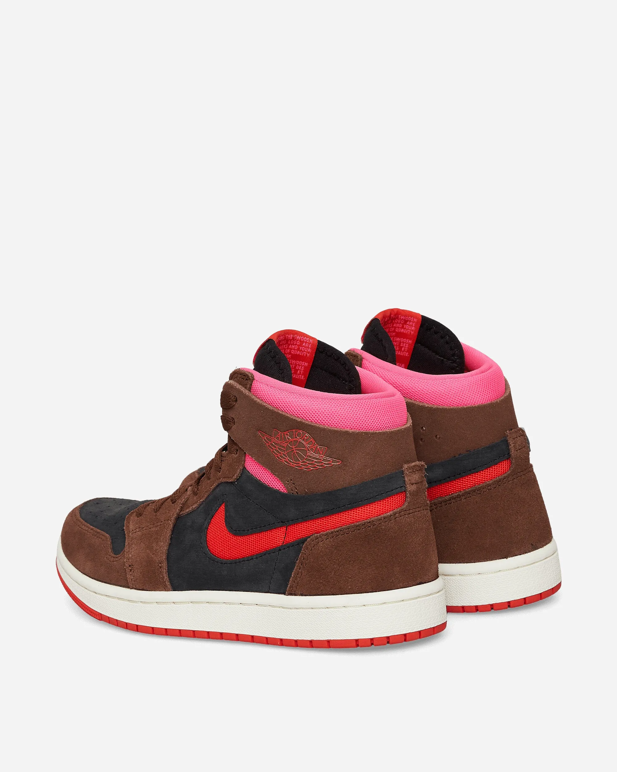 WMNS Air Jordan 1 Zoom Air CMFT 2 Sneakers Cacao Wow / Black / Hyper P