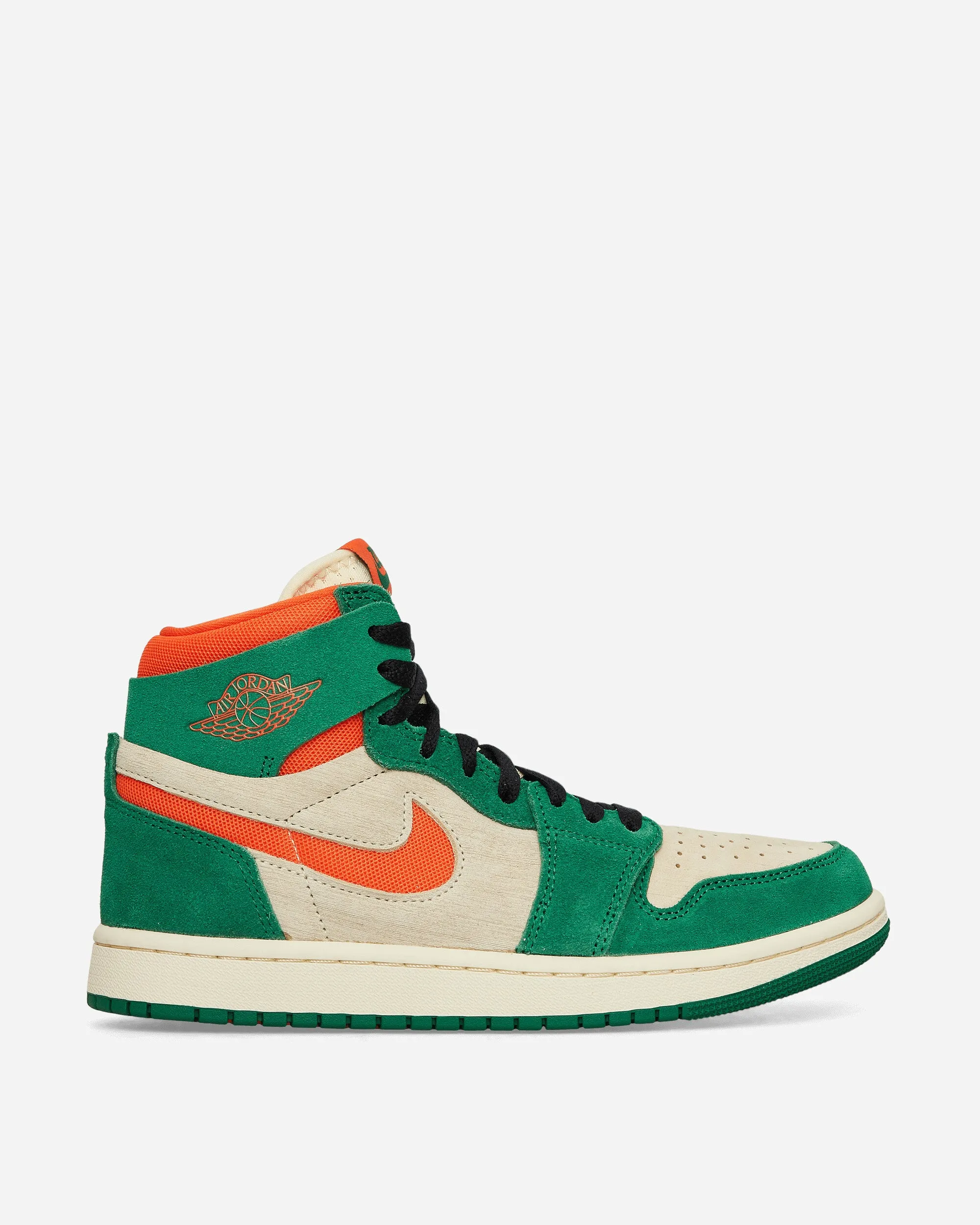 WMNS Air Jordan 1 Zoom Air CMFT 2 Sneakers Pine Green / Orange Blaze