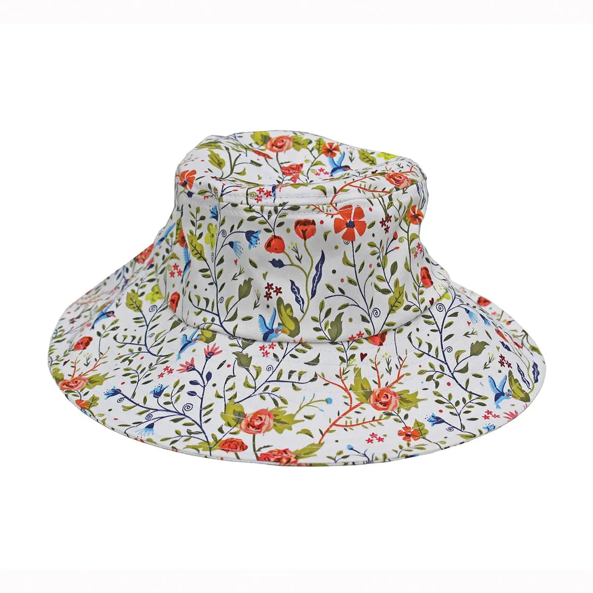 Womanswork Cotton Sun Hat Garden of Paradise