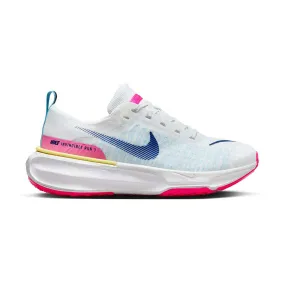 Women's Invincible 3 Running Shoe -White/Photon Dust/Fierce Pink/Deep Royal Blue - Regular (B)