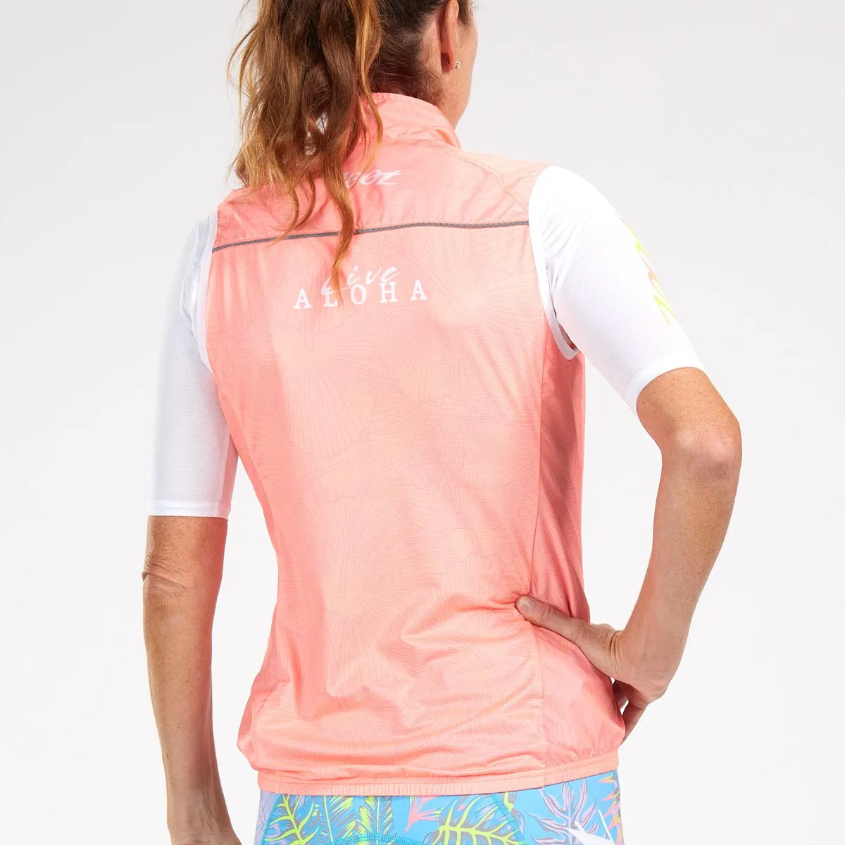 Women's Ltd Cycle Vest - Live Aloha